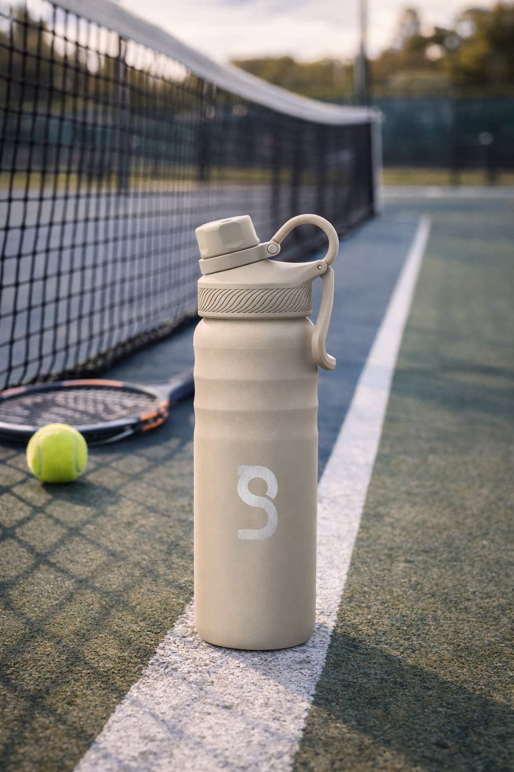 RON Creamy en la cancha de tenis